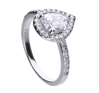 Ringe Diamonfire Dame Royal in Silber Zirconia 61/1512/1/082/180 - 61/1512/1/082/180